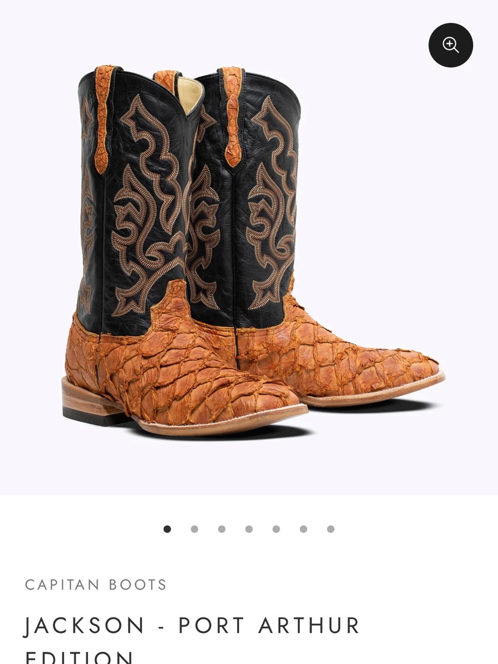 Classic Western Cowboy Boots in Black & Brown